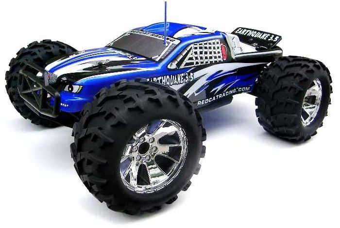 Earthquake 3.5 Nitro Gas 4wd Off Road 2.4Ghz RC Truck w STARTER FUEL 