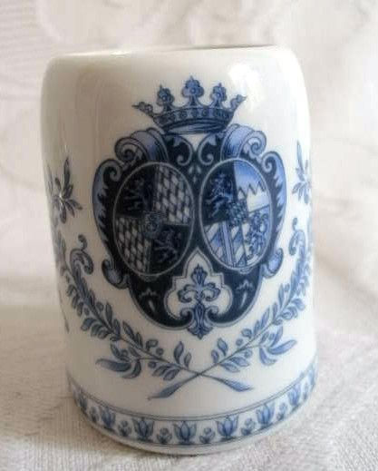 Schrobenhausen Germany mini stein shot mug coat of arms  