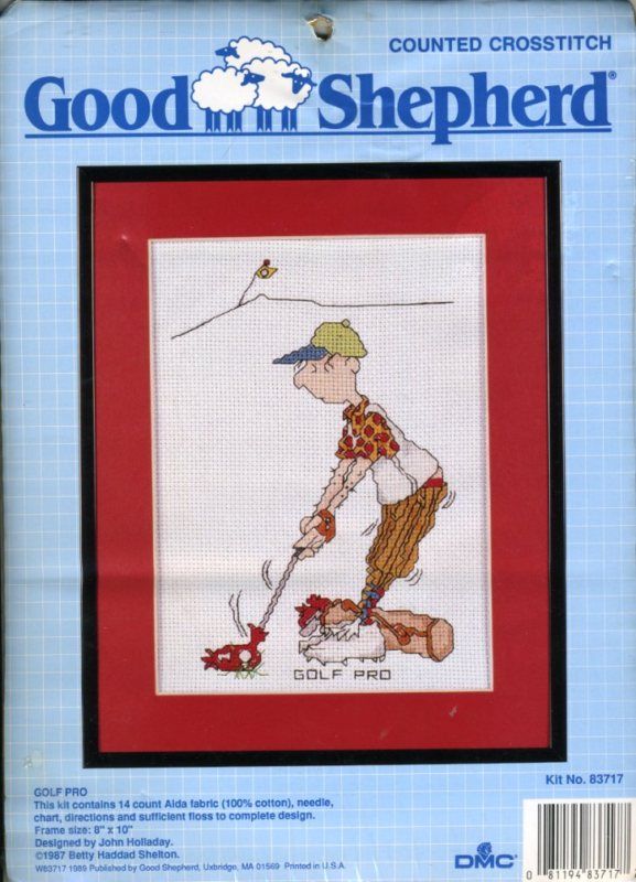 Golf Pro   Quick & Easy Cross Stitch Kit  