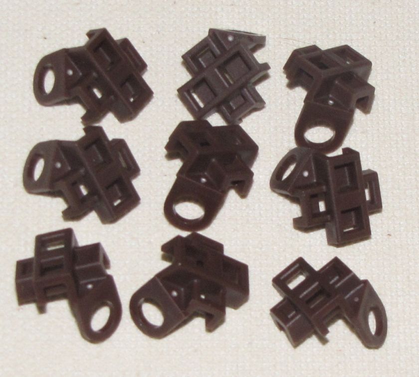 LEGO LOT OF 9 BROWN SCABBARD KATANA SWORD HOLDERS PARTS  