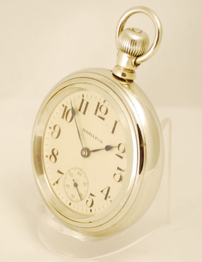 1903 Hamilton Watch Co 940 21 Jewels  Size 18 Gold Engraved Lettering 