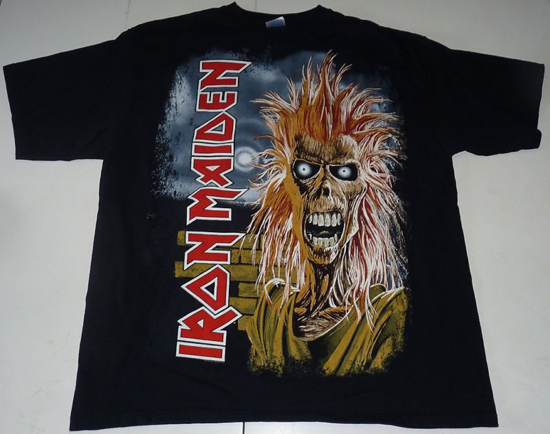 VINTAGE IRON MAIDEN HUGE GRAPHICS BAND T SHIRT XL  