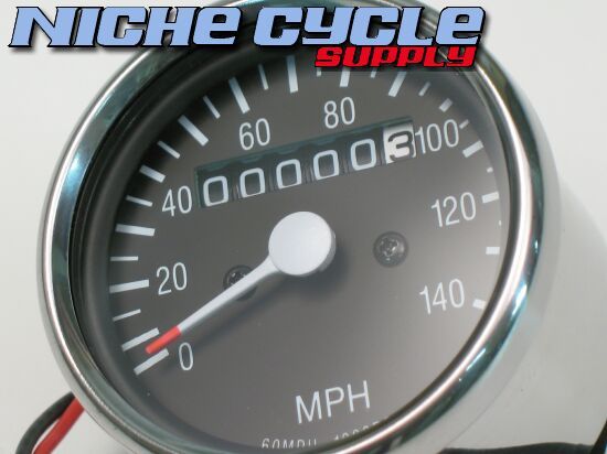 Motorcycle Mini Speedo Custom Mechanical Speedometer  