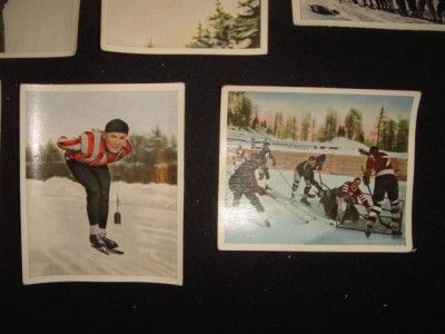 10 German wintersport ski hockey cigarette cards 1930s  