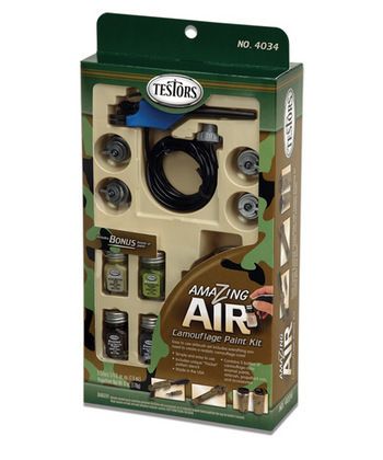 Amazing Air Camouflage Enamel Airbrush Paint Set 4034  