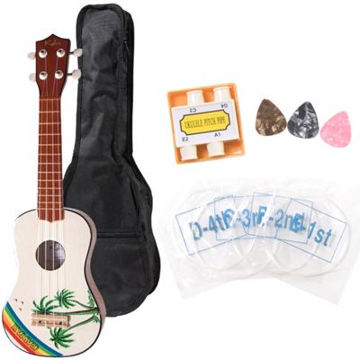 KALOS Ukulele Pack~Geared Tuners+Gigbag+Picks+Pitchpipe  