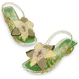 NEW DISNEY PRINCESS TIANA COSTUME LIGHT UP SHOES 9/10  