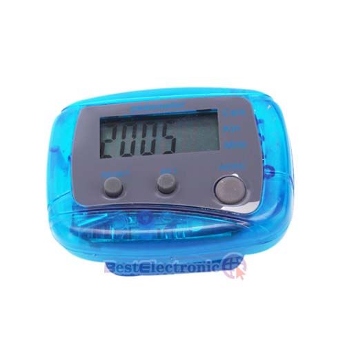   Multifunction LCD Pedometer Step Counter Walking Distance Three Keys