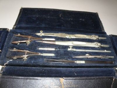 1920s vintage German drafting set  