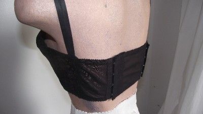 E6) NEW old stock Vintage Pointy bullet Bra BLACK or WHITE LACE+New 