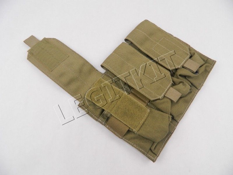 OLDSCHOOL MLCS 3x2 Magazine Ammo Mag Pouch EIUI Molle MJK Khaki 