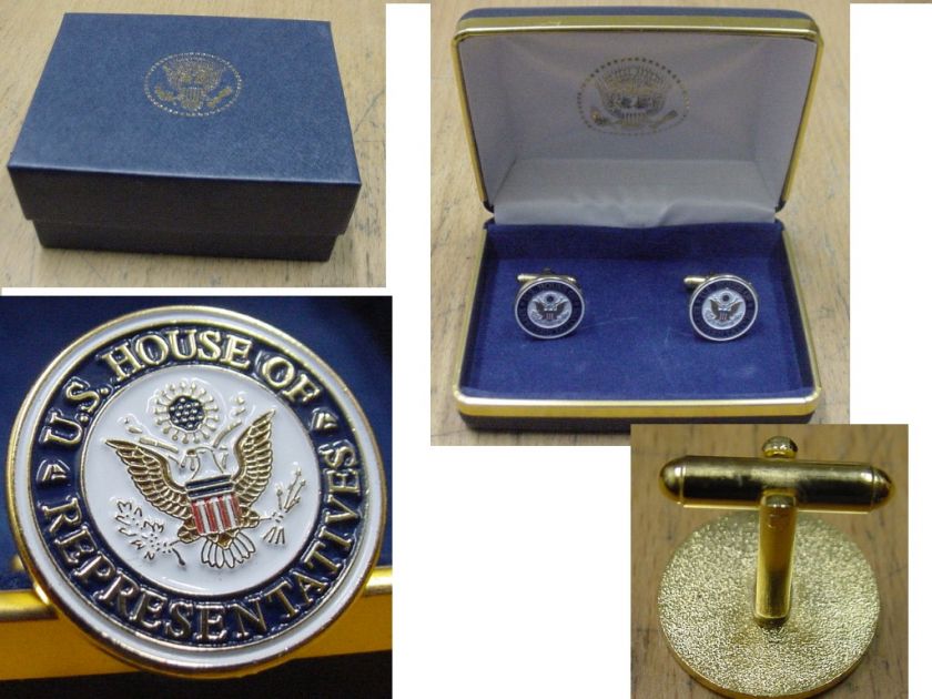 PRESIDENTIAL U.S. HOUSE OF REPRESENTATIVES CUFFLINKS  