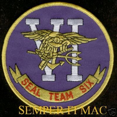 US NAVY SEAL TEAM 6 DAM NECK VA NSWDG PATCH BIN LADEN  