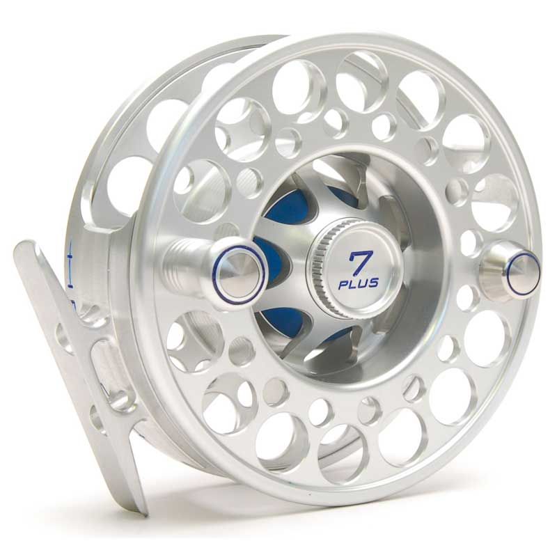 Hatch 7 Plus Monsoon Mid Arbor Clear / Blue Fly Reel  