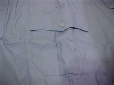 LOT 3 BLUE UNIFORM SHIRT SECURITY FIREMAN POLICE 3XLL  