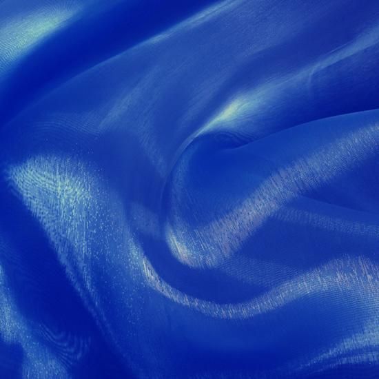 100 YARDS 60 Royal BLUE ORGANZA SHEER FABRIC ELEGANT  