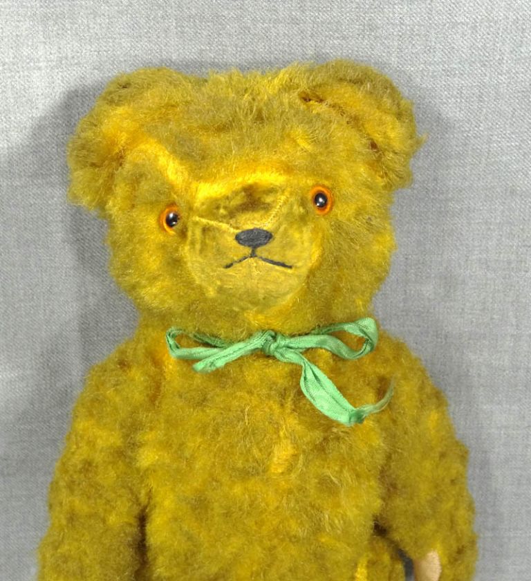   HERMANN STRAW STUFFED MOHAIR PLUSH TEDDY BEAR JOINTED TOY  