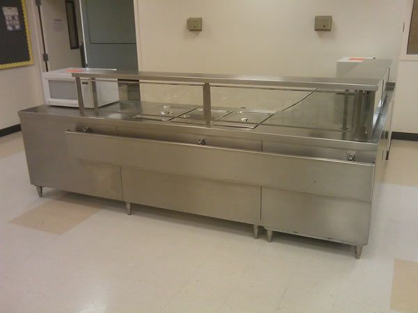 Small A La Carte Buffet serving line  