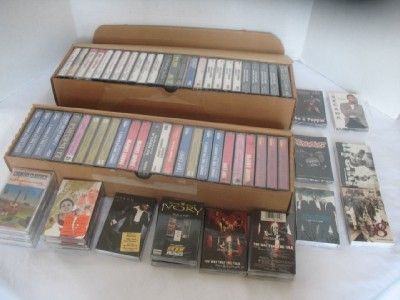 Lot of 70 NEW Motown Soul Jazz Rock Country Music Cassette Tapes HTF 