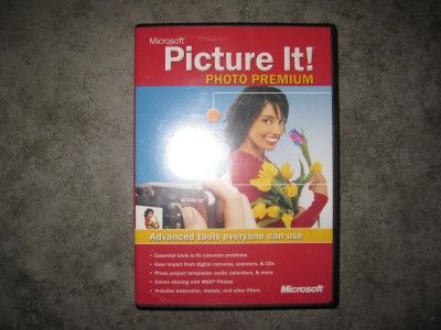 MICROSOFT PICTURE IT PHOTO PREMIUM 7.0 SOFTWARE  