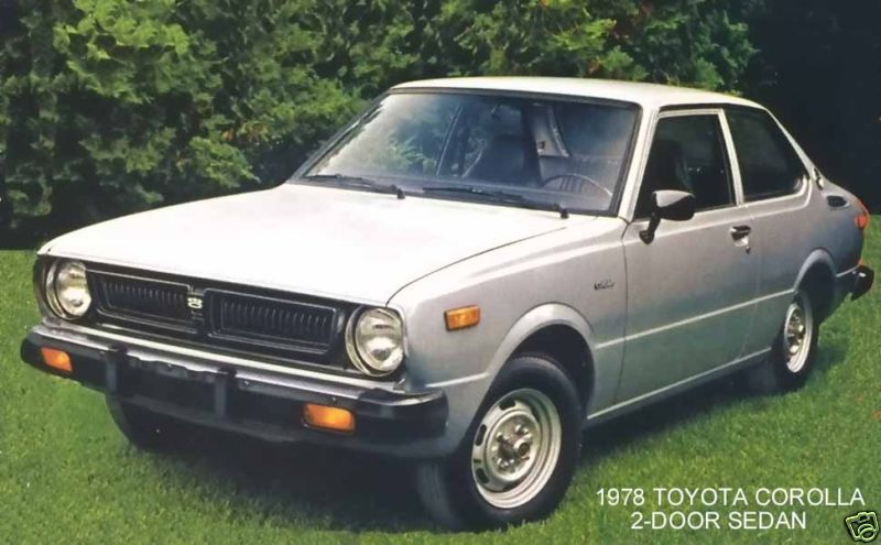 1978 TOYOTA COROLLA ~ 2 DOOR SEDAN ~ MAGNET  