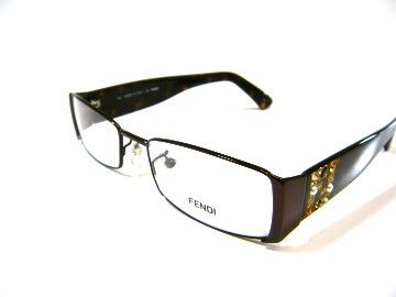 FENDI EYEGLASSES 818R 700 DK BROWN NEW AUTHENTIC  