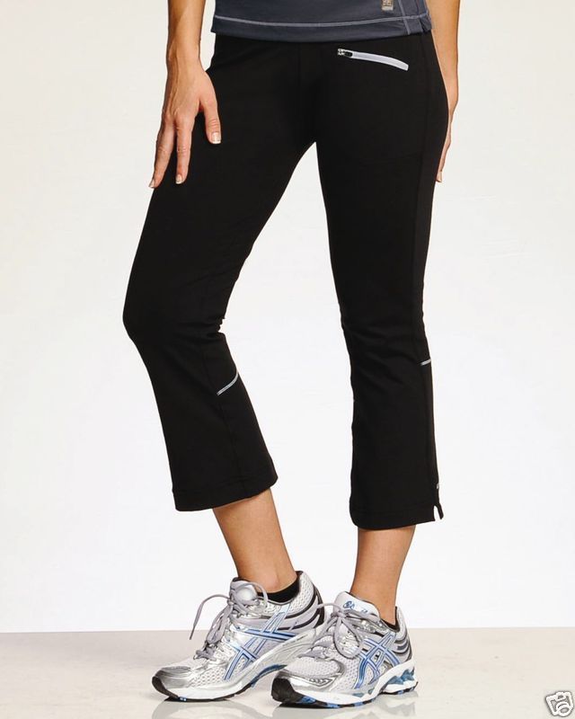   NEW Size S 2XL Capri W5002 Spandex Yoga Running Workout Pants Ladies