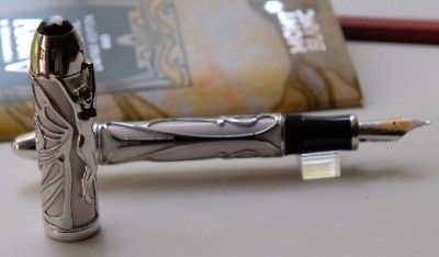 MONTBLANC CARNEGIE SOLID WHITE GOLD PEN # 809/888 BNIB, NEVER USED 