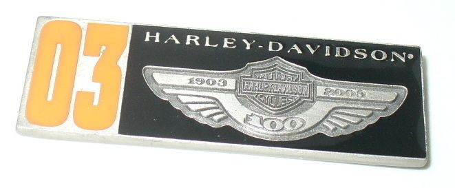 HARLEY DAVIDSON MOTORCYCLES 100 YEARS LIMITED EDITION PIN  