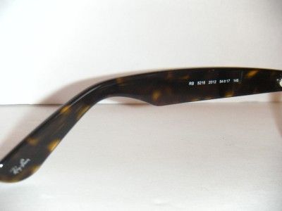 Ray Ban WAYFARER RB5216 2012 54MM TORTOISE EYEGLASSES RX READY FRAME 