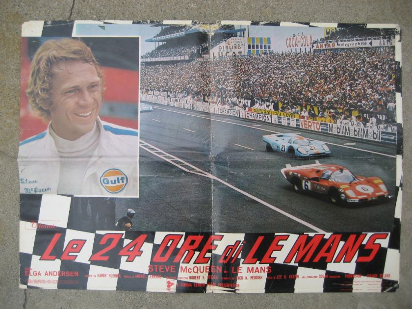   71 Steve McQueen Ferrari 512LM Porsche 917 Michael Delaney CAR RACING