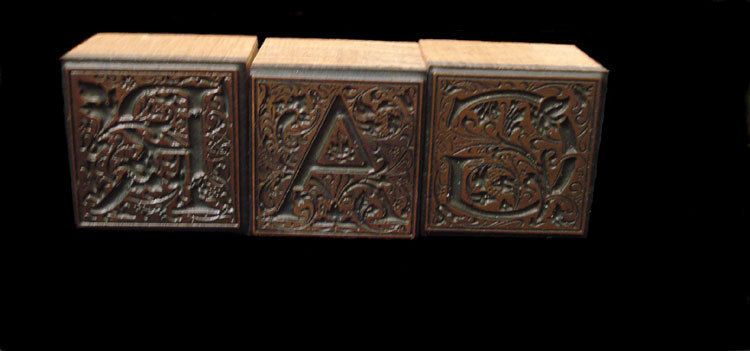 GAR PRINTERS BLOCKS ~ CIVIL WAR VETERANS  