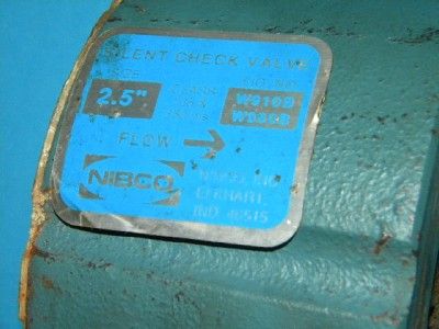 Nibco 2.5 Inch Silent Check Valve  