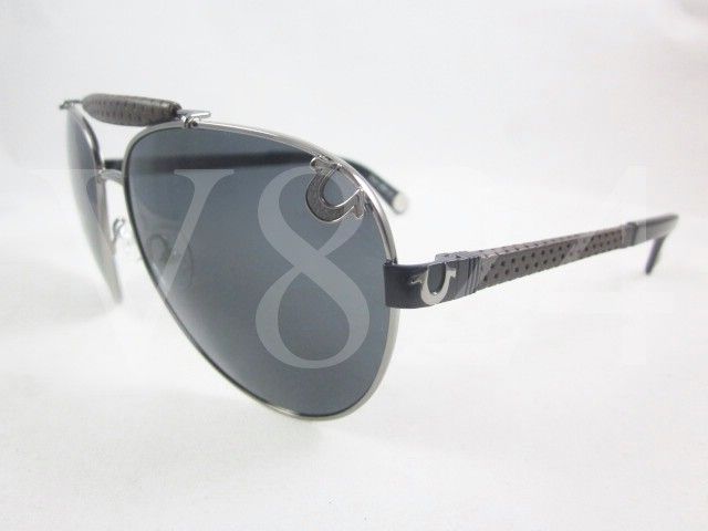 TRUE RELIGION Sunglasses Shiny Gunmetal BRODY SHINY GUN  