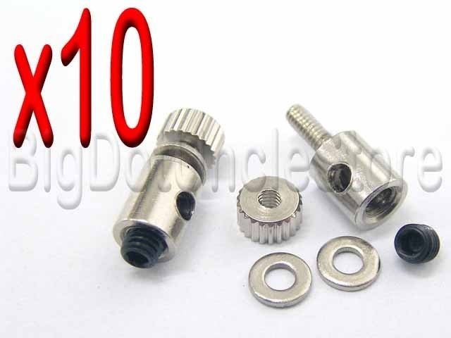 282b 10x Pushrod Linkage Stopper Ø2mm(0.08) for RC Model  