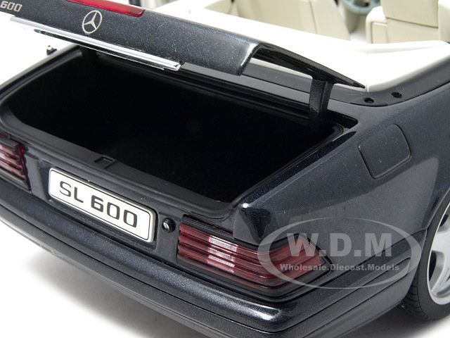 1997 MERCEDES 600 SL BLACK 1/18 AUTOART MODEL CAR  