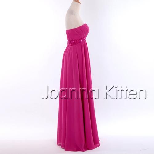  Strapless Sweetheart Chiffon Evening Prom Dress Party Cocktail Dresses
