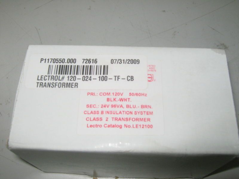 CORE/LECTROL CAT # LE12100 TRANSFORMER *NIB*  