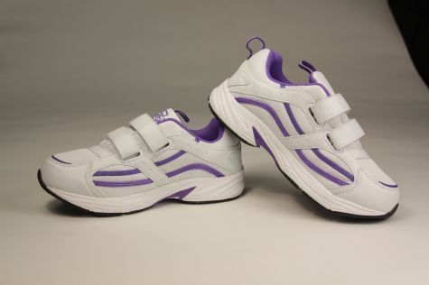 Purple Lightweight Orthopedic Extra Wide Tennis Sneaker  