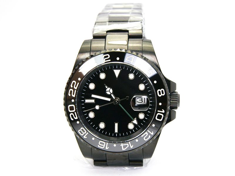 024 PARNIS 40MM CERAMIC BEZEL GMT SUBMARINER AUTO WATCH  