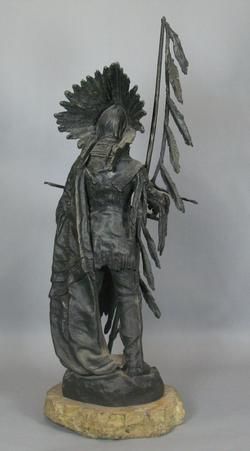 Orignal Carl Kauba 33 Bronze Sculpture Peace c.1895  