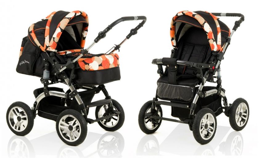 NEW PRAM 2 IN 1 CITY DRIVER IN 38 FANTASTIC COLOURS  