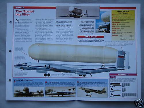 Aircraft of the World   Myasishchev VM T Atlant  