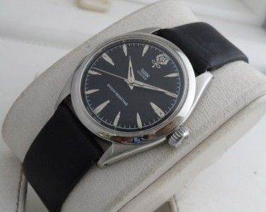   VINTAGE ROLEX TUDOR OYSTER SHOCKRESISTING MANUAL BLACK DIAL WRISTWATCH