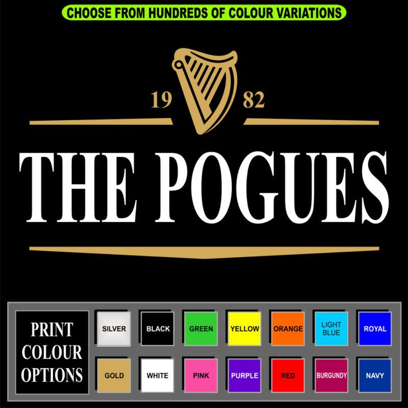 The POGUES T Shirt not Guinness CD Irish Punk 22 sizes  