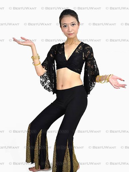  Belly Dance Lace Tie Bra Top Costume Wear  