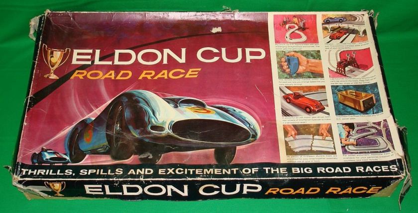 ELDON CUP 132 SCALE SLOT CAR RACING ELECTRIC ROAD RACE  