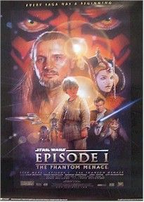 STAR WARS EPISODE 1 2 3 TRILOGY 3 MOVIE POSTER SET LOT  