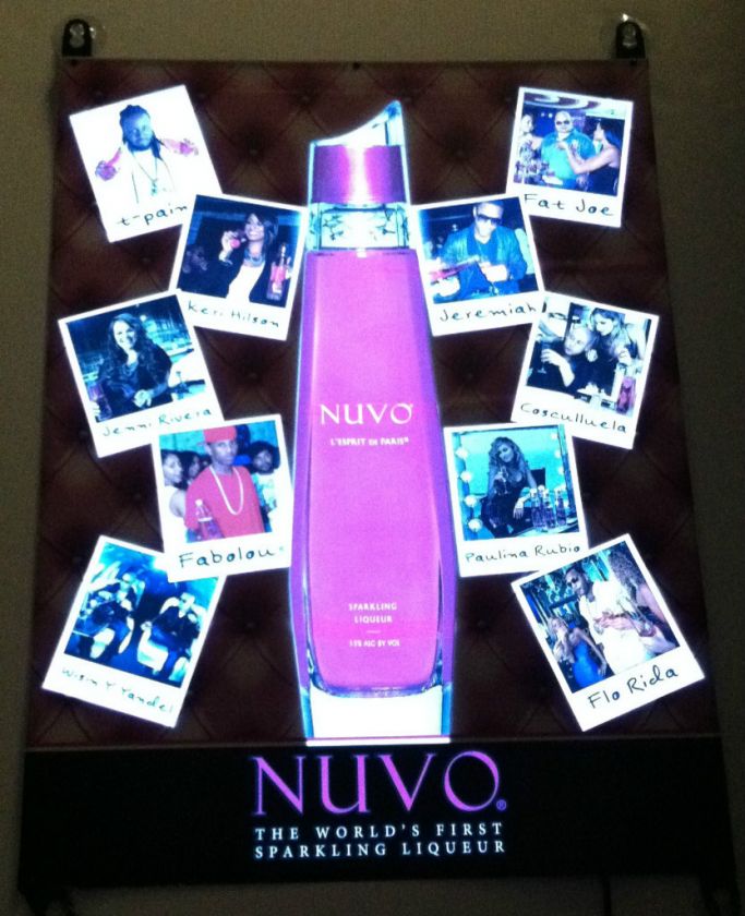 NUVO SPARKLING LIQUEUR ILLUMINATED POSTERNIB  