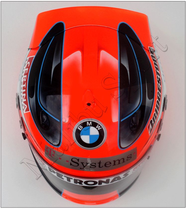 ROBERT KUBICA 2009 F1 BMW TEAM REPLICA HELMET SCALE 11  